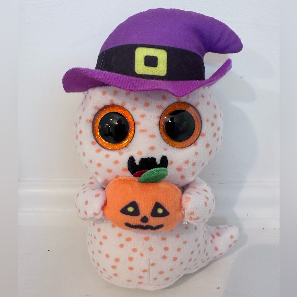 Ty Beanie Boos FLICKER the Halloween Ghost (6 Inch) NEW MWMTs Stuffed Animal Toy